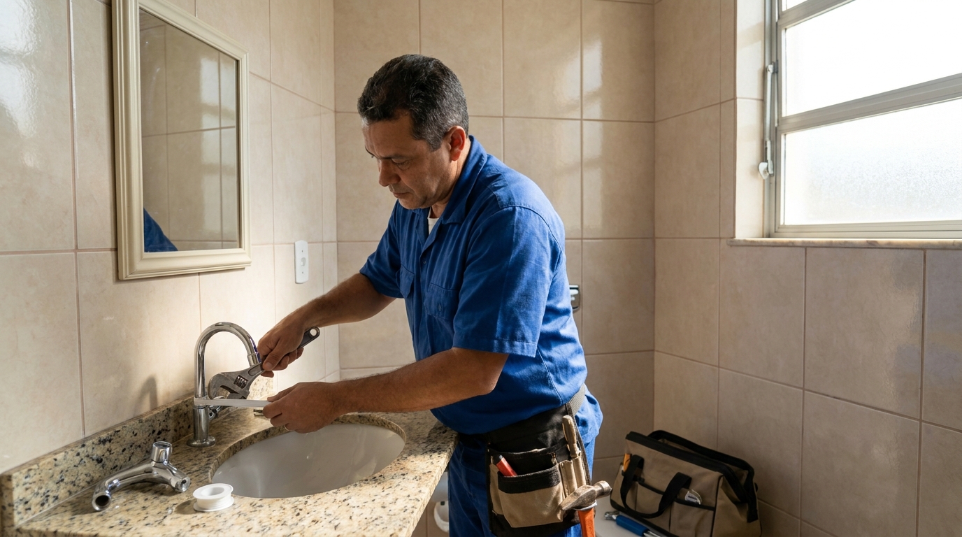 Ajustes em Torneiras no Jardim Eldorado, Indaiatuba‑SP